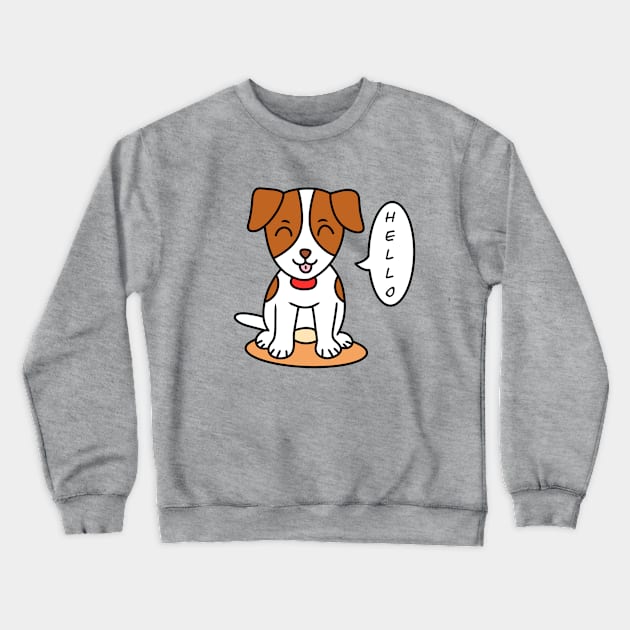 Cute jack russells terrier Crewneck Sweatshirt by Andrew Hau